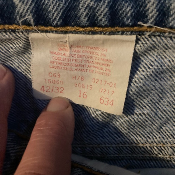 Vintage LEVIS 619 Orange Tab Blue Jeans - Picture 3 of 7